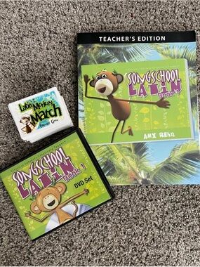 SongSchool Latin Book1 - Educational Book, DVD and Matching Game